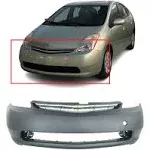 FitParts Primed Front Bumper Cover Fascia for 2004-2009 Toyota Prius 5211947903 To1000274, Black