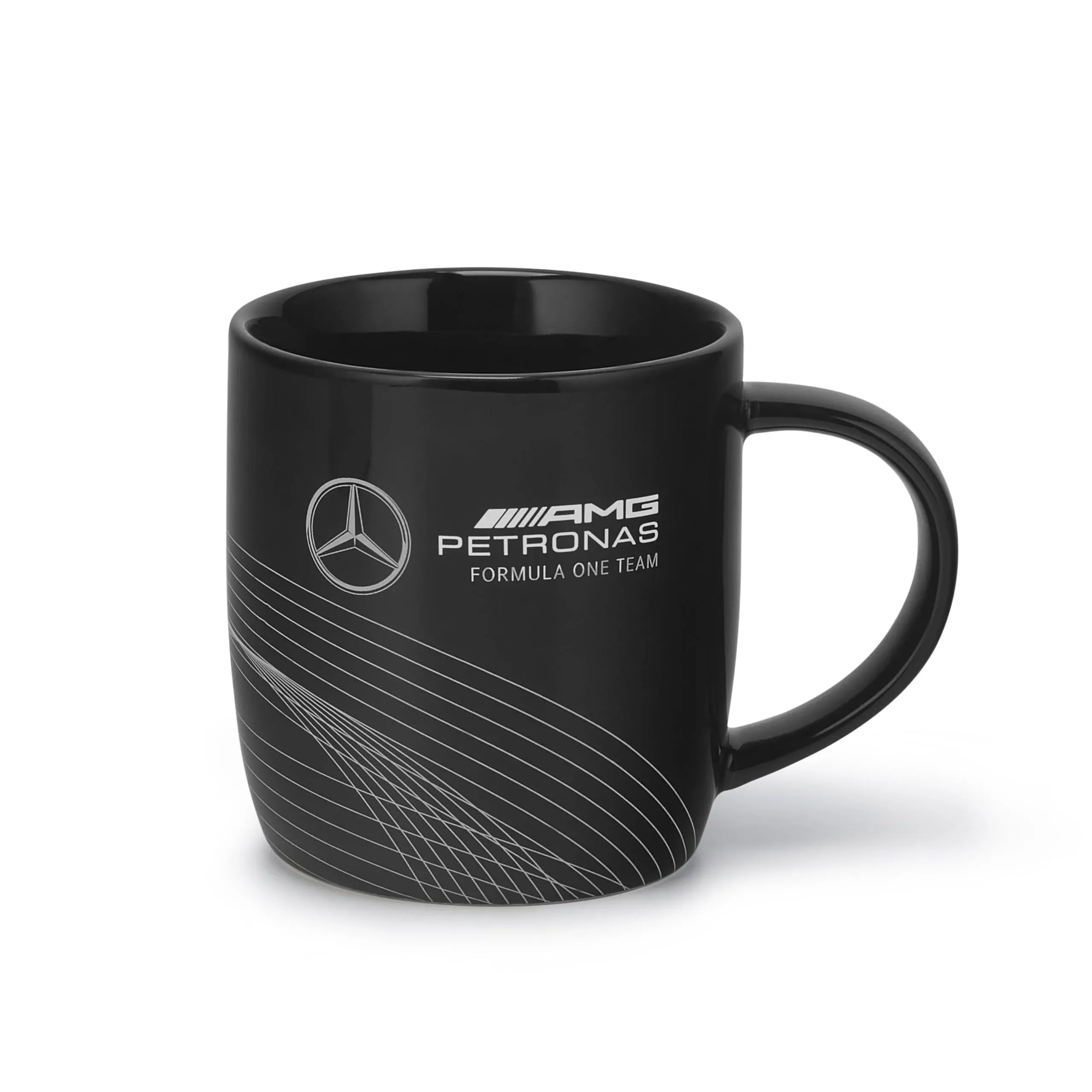 Mercedes Benz AMG Petronas F1 Logo Mug - Black