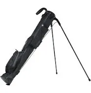 Izzo Golf Sunday Stand Bags - Lightweight Golf Stand Bag Sunday Bag Black/Grey