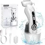 krovena Electric Shaver for Women Best Electric Razor for Womens Bikini Legs Underarm Public Hairs Rechargeable Trimmer with Detachable Head Cordless