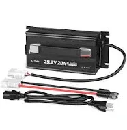 LiTime 24 (29.2) Volt 20A Mountable Lithium Battery Charger