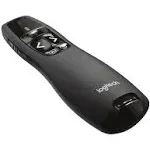 Logitech Black Wireless Laser Presentation Remote - Each