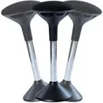 SUN-FLEX Ergonomic Height Adjustable Wobble Stool for Standing Desk Black