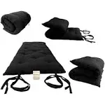 Furniture Full size black traditional mattress  foldable cotton pads for yoga