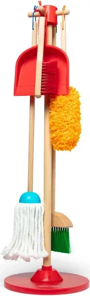 Melissa &amp; Doug Let&#039;s Play House! Dust, Sweep &amp; Mop 6pc Set