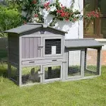 Aivituvin Chicken Coop for 2 Chickens, Wooden Duck House Outdoor Hen H