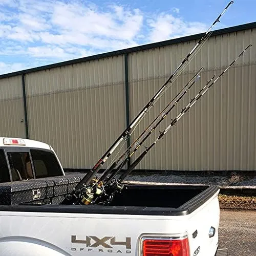 Viking Solutions Fixed Truck Bed Fishing Rod Rack