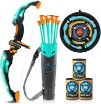 JOYIN Bow and Arrow Archery Set LED Lights for Kids