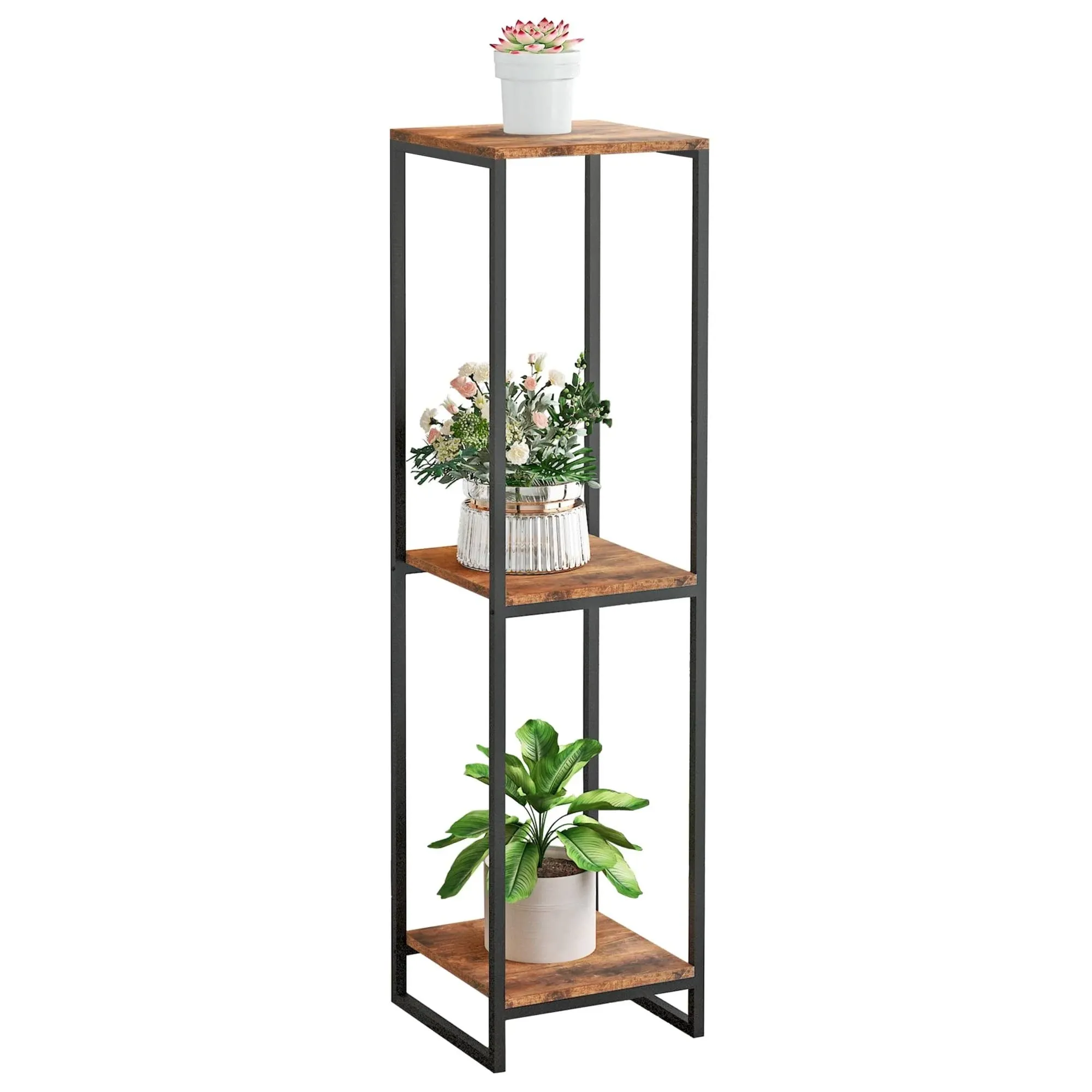 JEPRECO 46" Tall 3-Tier Modern Plant Stand