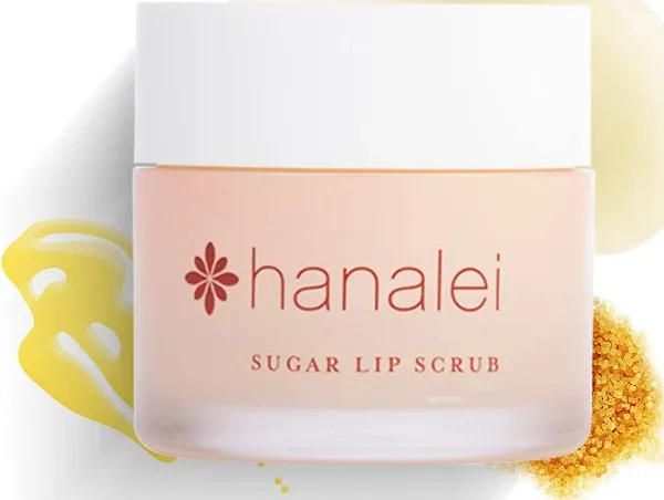 Hanalei Vegan and Cruelty-Free Sugar Lip Scrub Exfoliator Hawaiian Cane Sugar