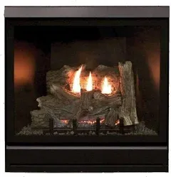 Tahoe Clean Face Direct Vent MV Deluxe 32" NG Fireplace with Blower