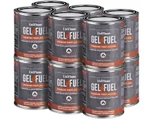 UniFlame Gel Fuel, Premium Fireplace Fuel 13oz. Cans (12 Pack)