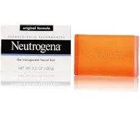 Neutrogena Original Fragrance-Free Gentle Facial Cleansing Bar, 3.5 oz - 4 Pack