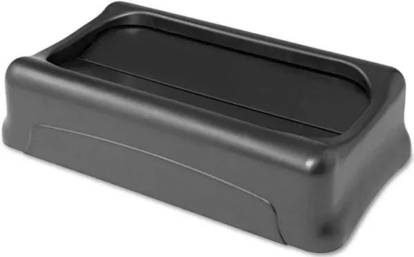 Rubbermaid Commercial Slim Jim Swing Lid FG267360BLA