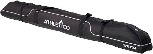 Athletico Diamond Trail Padded Ski Bag - Single Ski Travel Bag to Transport Skis