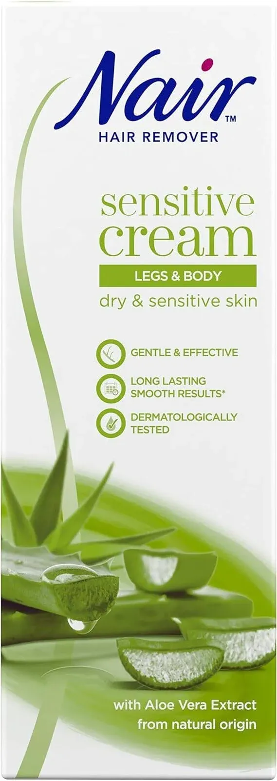 Nair Hair Removal Sensitive Cream, Legs & Body, 200ml