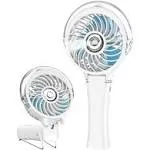 Handfan Portable Misting Fan, Handheld Mister Fan with 7 Colorful White