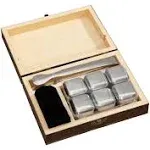 Cambridge Stainless Steel Whiskey Stone, Set of 9 - Stainless Steel