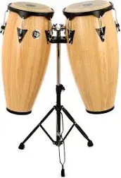 Latin Percussion LP646NY-AW City Series 10" / 11" Conga Set w/ Stand | Reverb