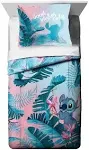 Jay Franco & Sons Disney Lilo & Stitch Floral Fun Twin Comforter & Sham Set