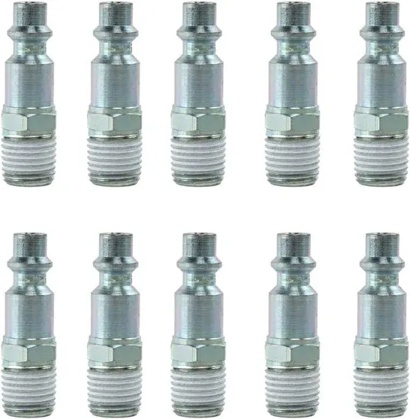 Prevost IRP 066251 (10 Pack) 1/4 Male NPT Steel Industrial Interchange Plug