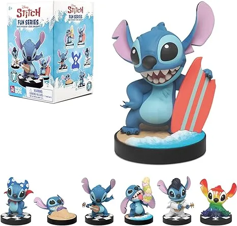 YuMe Disney Lilo & Stitch Fun Series Hero Box - Blind Box (1 Pack) 3" Collectible Toy Figurines, Disney Movie Inspired Toy Figure Set, Fun Gift for Adults, Boys, Girls, and Kids Ages 8+