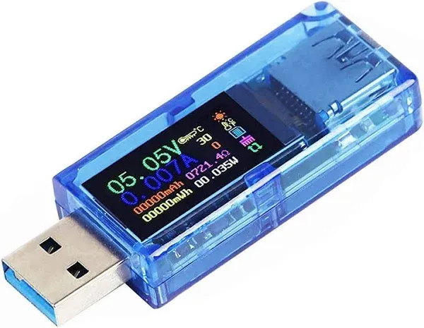 MakerHawk USB 3.0 Tester USB Power Meter 3.7-30v 0-4A Voltage Tester