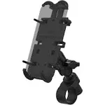 Ram Mounts - Ram Quick-Grip XL Phone Mount with Ram Tough-Strap Handlebar Base - RAP-B-460-A-PD4U