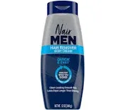 Nair Men Body Cream Hair Remover, Body Hair Removal Cream, 12 Oz