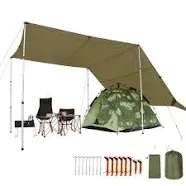 GEERTOP 17 × 10 ft Large Camping Tent Tarp