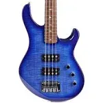 PRS SE Kingfisher Bass - Faded Blue Wrap Around Burst