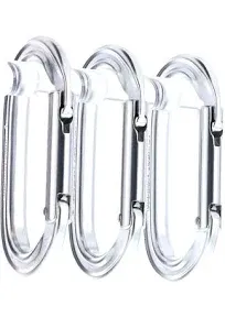 Black Diamond Oval Keylock Carabiner 3-Pack