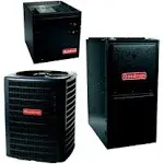 3.5 Ton 14 SEER 96% AFUE 120,000 BTU Goodman Gas Furnace and Air Conditioner System - Upflow