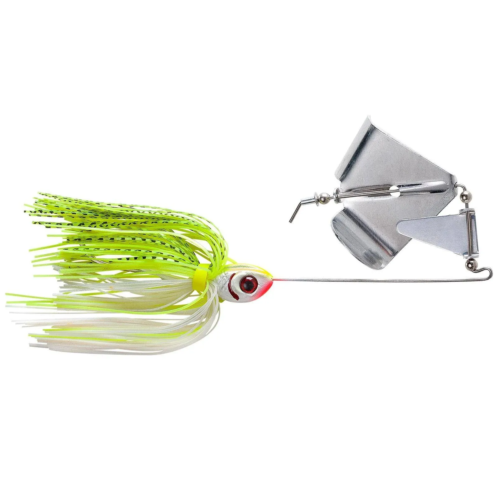 Booyah Buzz Buzzbait - White/Chartreuse Shad, 1/4oz