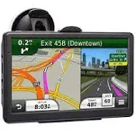 GPS Navigation for Car, 2024 Map 7 inch Touch Screen Car GPS, Voice Turn Direction Guidance, Support Speed and Red Light Warning, Pre-Installed North America Lifetime map Free Update