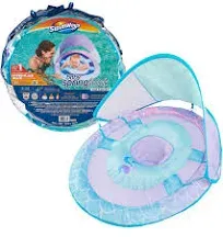 Swimways Sun Canopy Inflatable Baby Spring Float for  9-24 Months Mermaid New