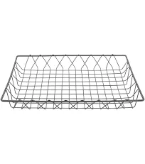 GET IR-903 Gray 18" x 12" Wire Pastry Basket