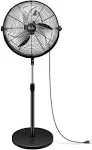 Simple Deluxe 18 Inch Pedestal Standing Fan High Velocity Heavy Duty Metal