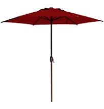 Abba Patio Patio Umbrella Outdoor Market Table Umbrella with Push Button Tilt and Crank for Garden