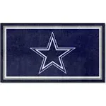 FANMATS 19865 NFL Dallas Cowboys 3ft. x 5ft. Plush Area Rug | Sports Fan Area Rug, Home Decor Rug and Tailgating Mat