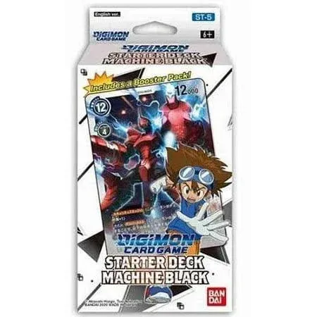 2021 Digimon English TCG Starter Deck: Machine Black - per Deck of 54 Cards