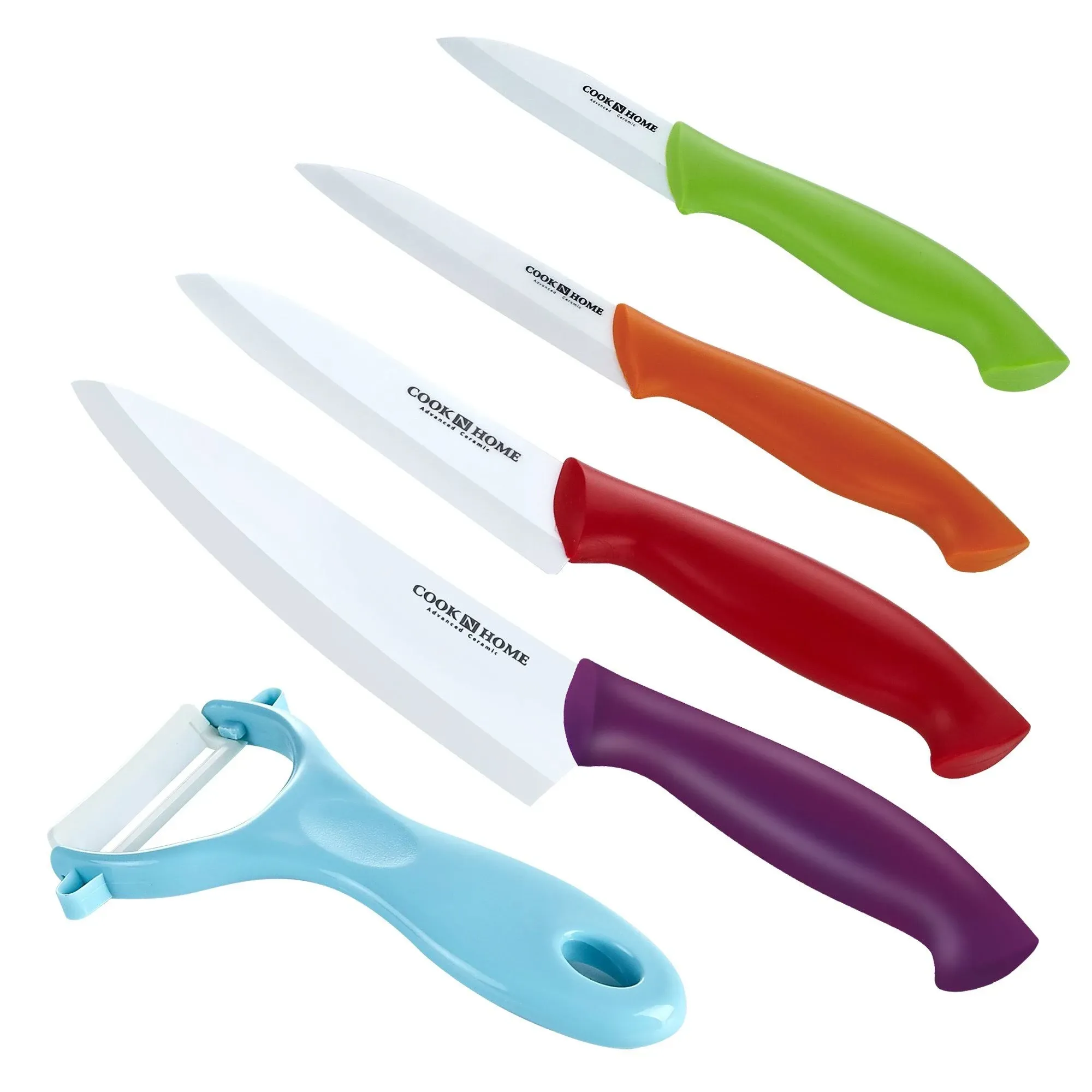 Cook Concept 9-Piece Ceramic Knife Set