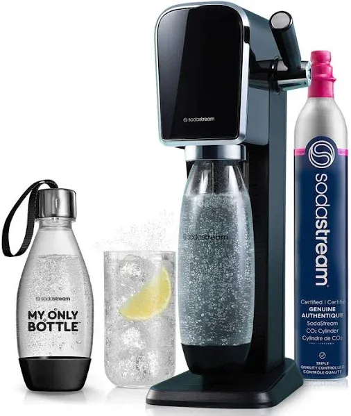  Art Sparkling Water Maker Bundle (), with CO2, DWS Bottles, Value Bundle White