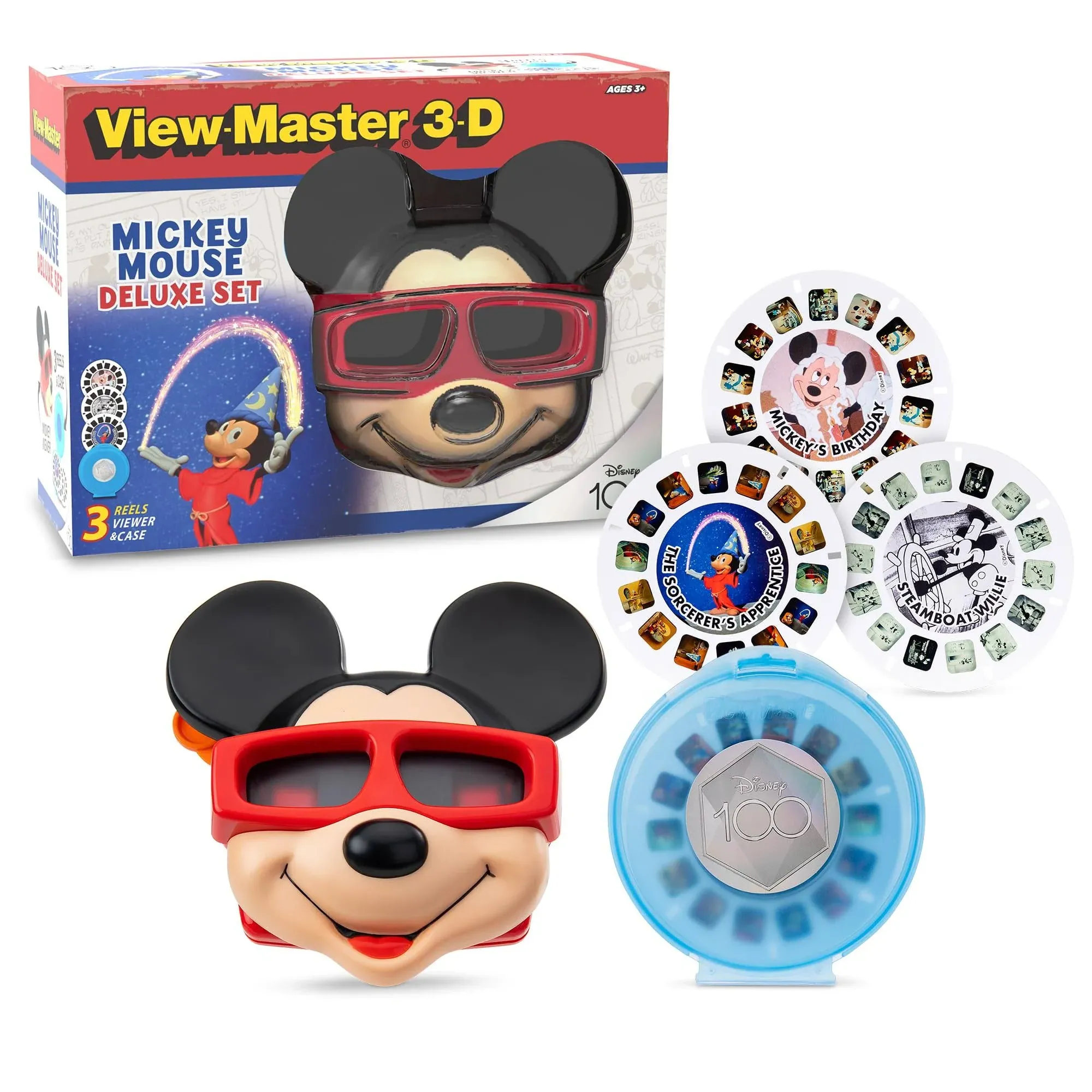 Basic Fun Disney 100 Mickey Mouse View-Master 3D Deluxe Set