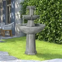 3 Tier Freestanding Waterfall Fountain