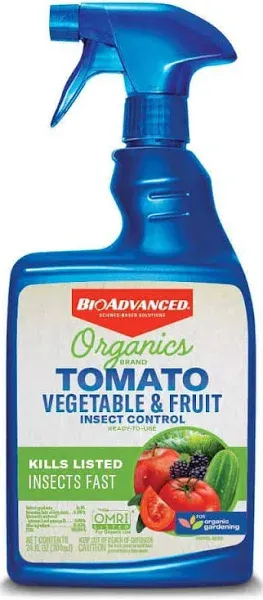 BioAdvanced Organics Brand Tomato, Vegetable & Fruit For Insects, Ready-to-Use, 24 oz