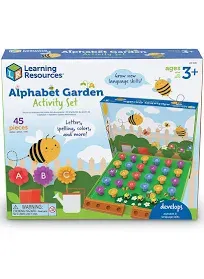 Learning Resources Alphabet Garden Activity Set - Theme/Subject: Early Learning - Skill Learning: Letter Recognition, Alphabet, Sorting, Color, Sound, Letter Matching, Spelling - 3-7 Year (LRNLER5543) Each