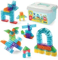 Play Brainy 101 Magnetic Building Cubes and Shapes