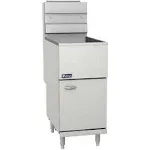 Pitco 35C+S 35-40 lb. Stainless Steel Gas Floor Fryer