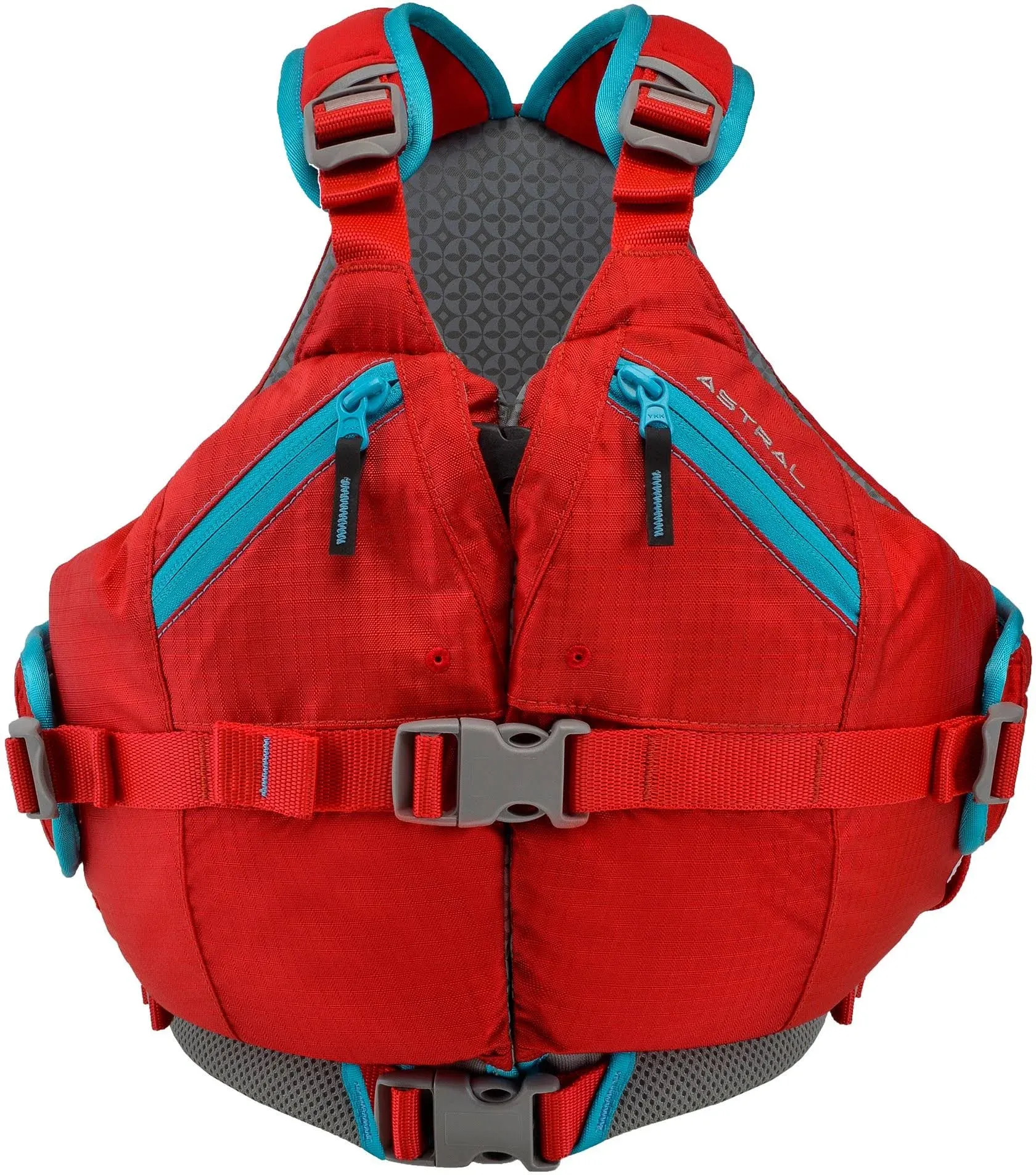 Astral Kids Otter 2.0 Life Jacket PFD for Whitewater, Sailing, and Stand Up Paddle Boarding, Fits Youth 50-90 lbs, Red